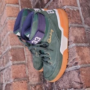 Patrick Ewing HI 33 Basketball Shoes Green Suede Gum Soles Mens 11.5